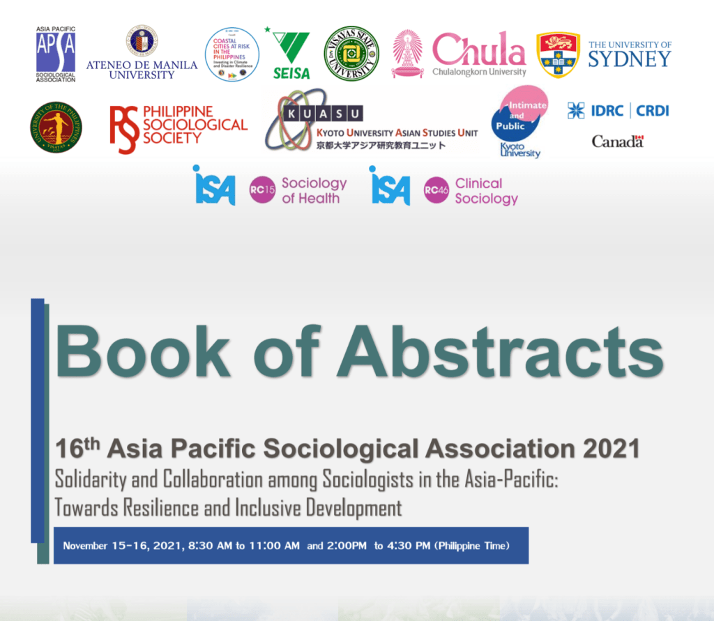 16th APSA Conference Book of&nbsp;Abstracts