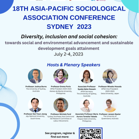 18th APSA organized during July 2-4, 2023 in&nbsp;Sydney